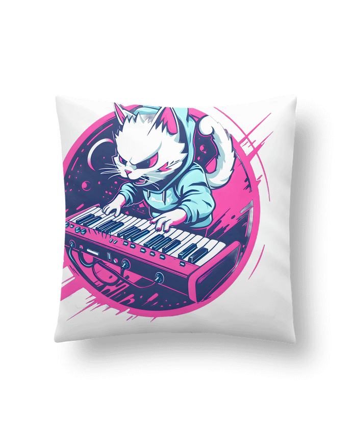 Coussin SYNTH CAT ELECTRO-POP par PhilK