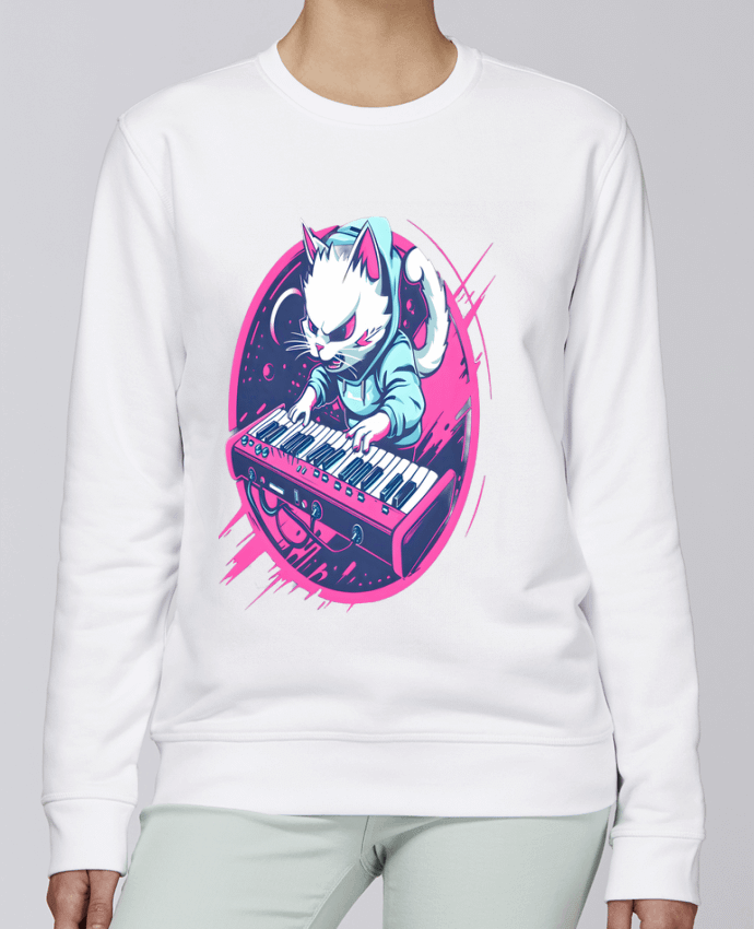 Sweatshirt SYNTH CAT ELECTRO-POP par PhilK