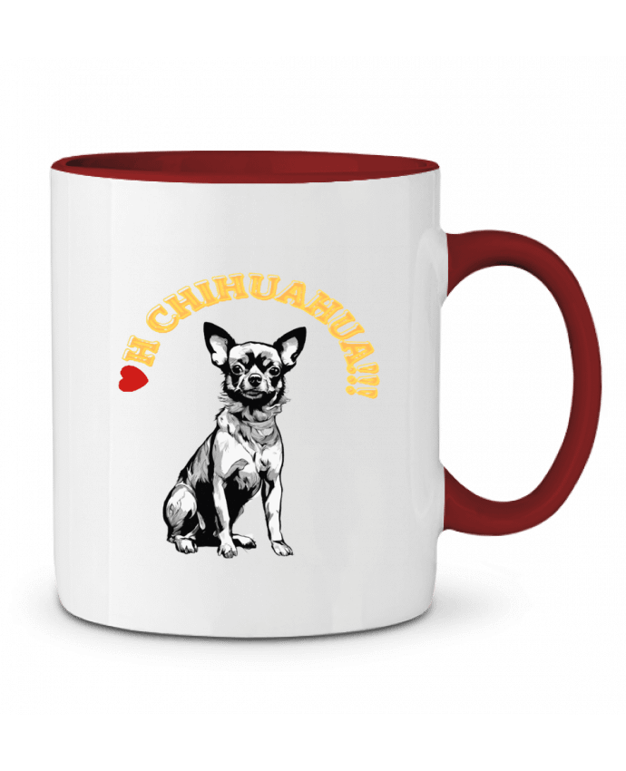 Mug bicolore Oh Chihuahua Txiki