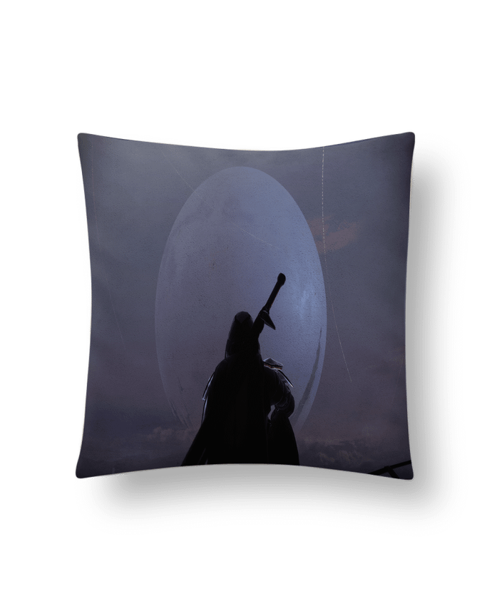Coussin suédine space guardian par caley