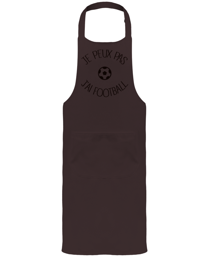 Garden or Sommelier Apron with Pocket Je peux pas j'ai Football by Freeyourshirt.com