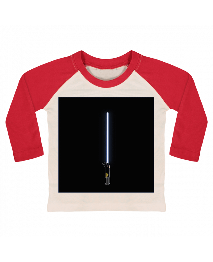 Tee-shirt Bébé Baseball ML ligth saber par caley