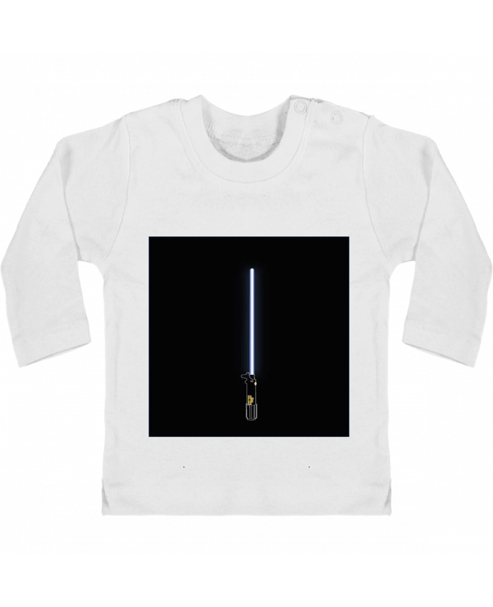 T-shirt bébé ligth saber manches longues du designer caley