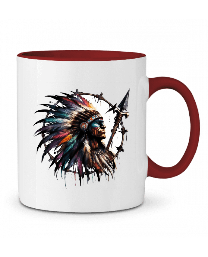 Mug bicolore Indian chef Darksy77 