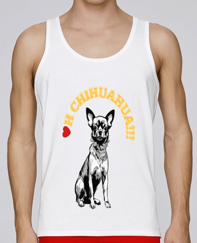 Débardeur homme Oh Chihuahua par Txiki 100% coton bio