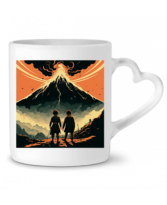 Mug coeur Monte del Destino par Eslava