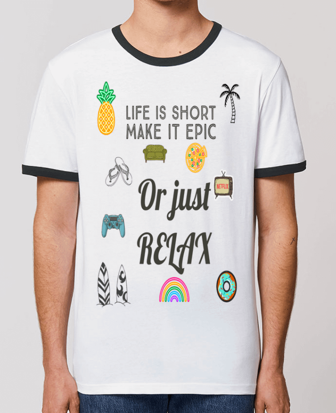 T-shirt Life is Short par Eslava