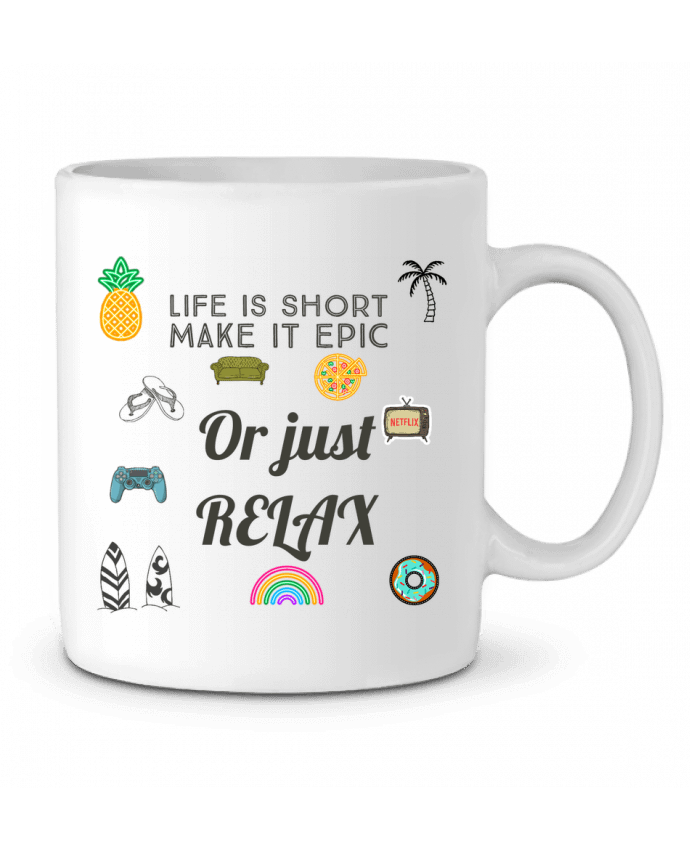 Mug  Life is Short par Eslava