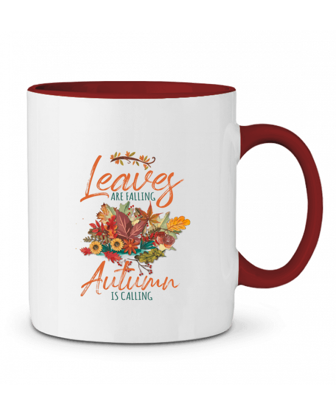 Mug bicolore Autumn Leaves KIMA KELEBEK