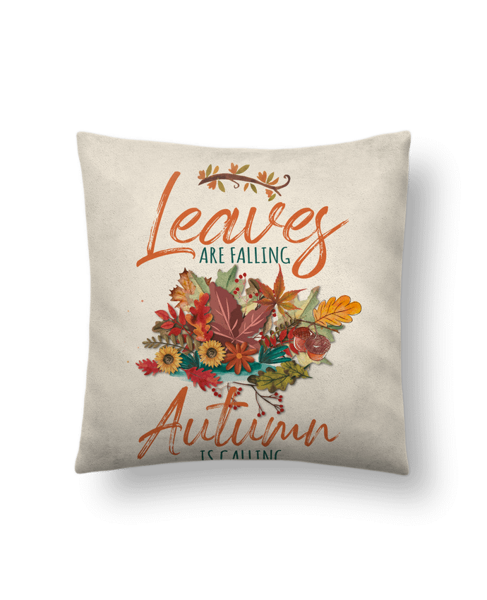 Coussin suédine Autumn Leaves par KIMA KELEBEK