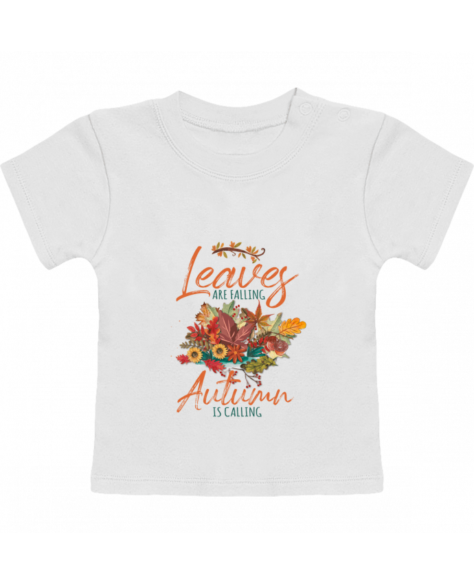 T-shirt bébé Autumn Leaves manches courtes du designer KIMA KELEBEK