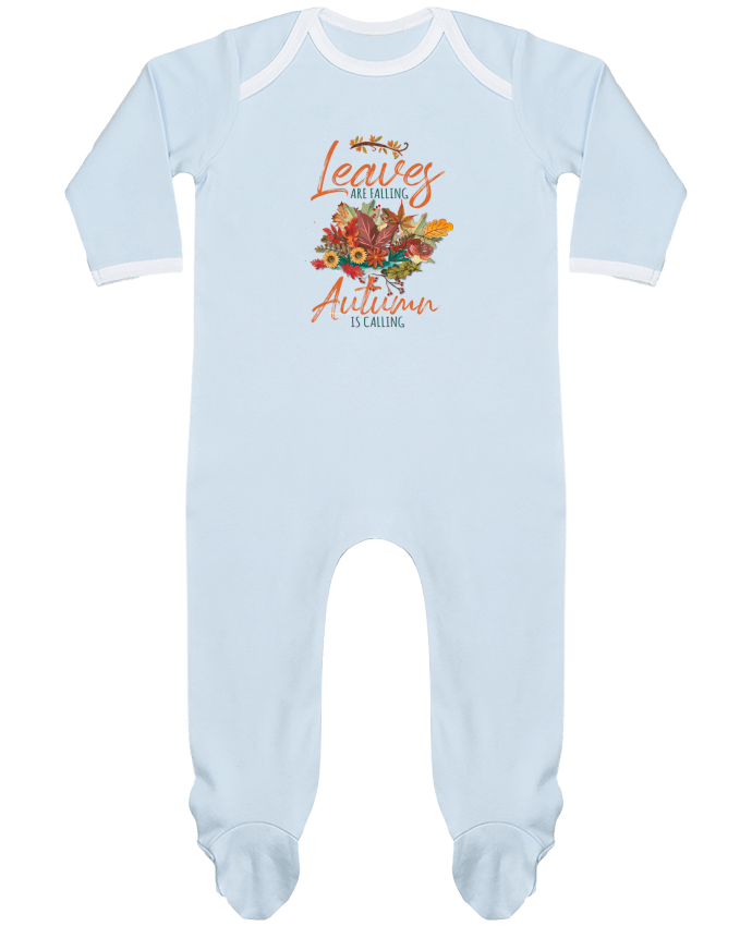 Body Pyjama Bébé Autumn Leaves par KIMA KELEBEK