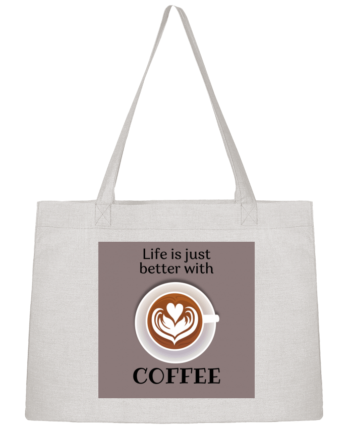 Sac Shopping Life IS juste better with coffee par Tomreiden