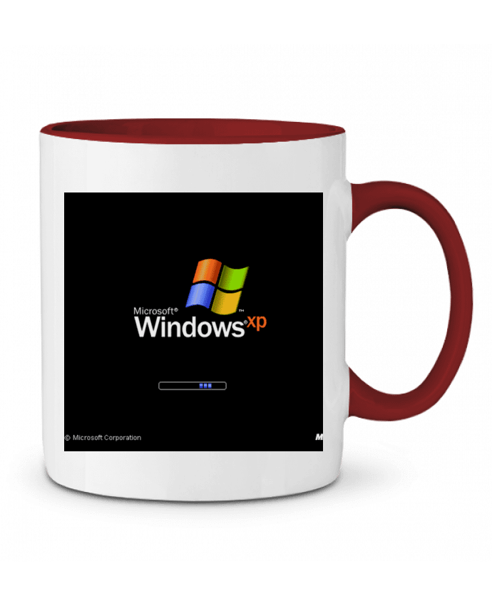 Mug bicolore Windows Xp Tm0nsh1rt