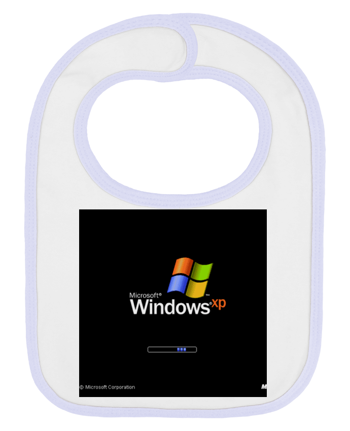 Bavoir bébé uni Windows Xp par Tm0nsh1rt