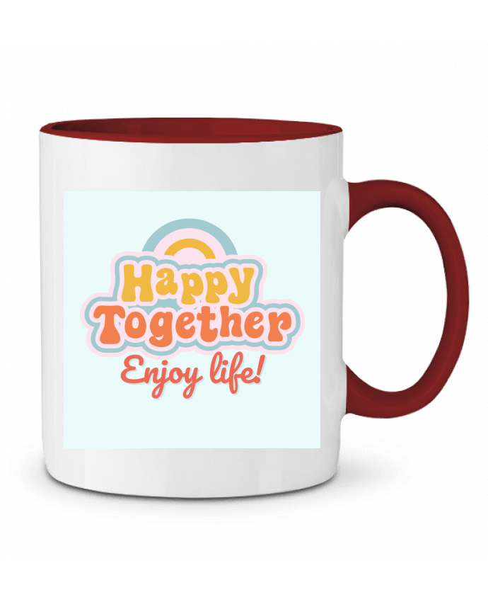 Mug bicolore Happy together Tomreiden