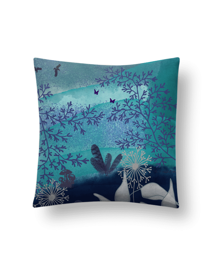 Coussin suédine Paysage fantastique par Les Caprices de Filles