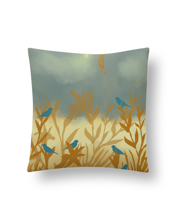 Coussin les oiseaux bleus par Les Caprices de Filles