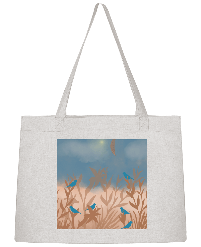Sac Shopping les oiseaux bleus par Les Caprices de Filles
