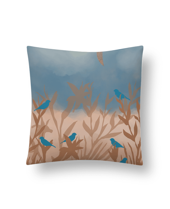 Coussin les oiseaux bleus par Les Caprices de Filles