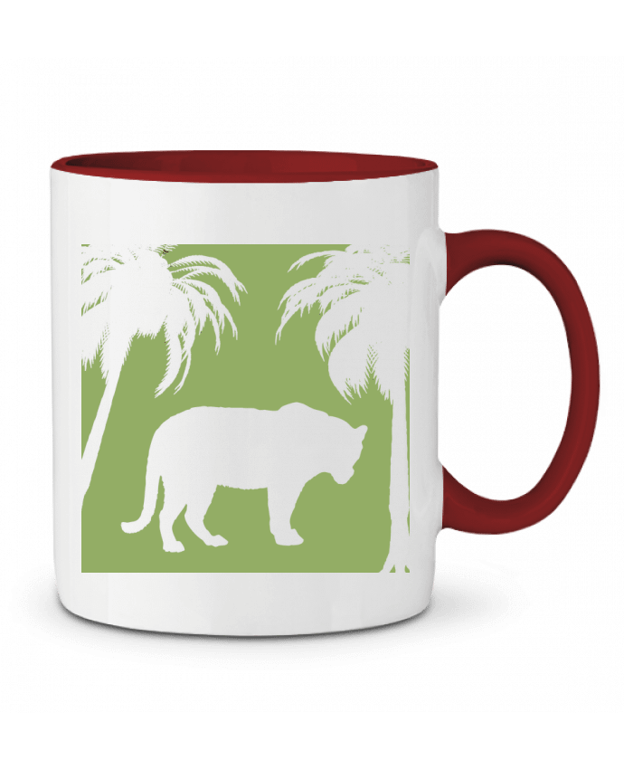 Mug bicolore Jungle verte Les Caprices de Filles