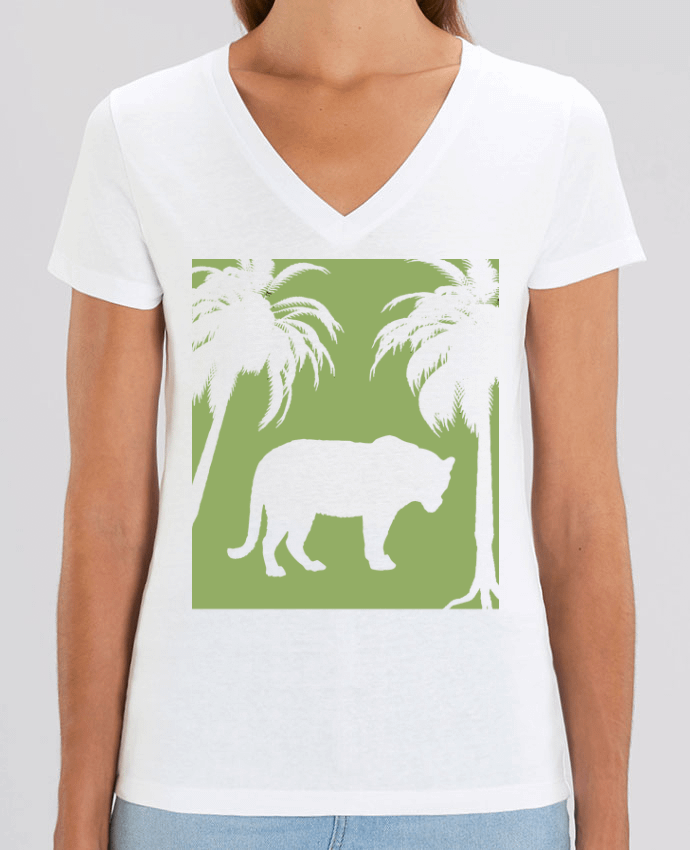 Tee-shirt femme Jungle verte Par  Les Caprices de Filles