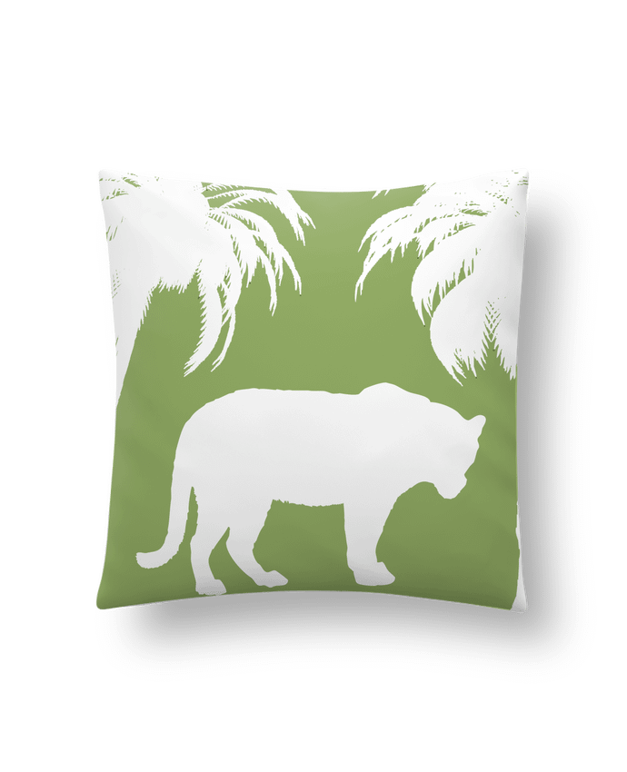 Coussin Jungle verte par Les Caprices de Filles