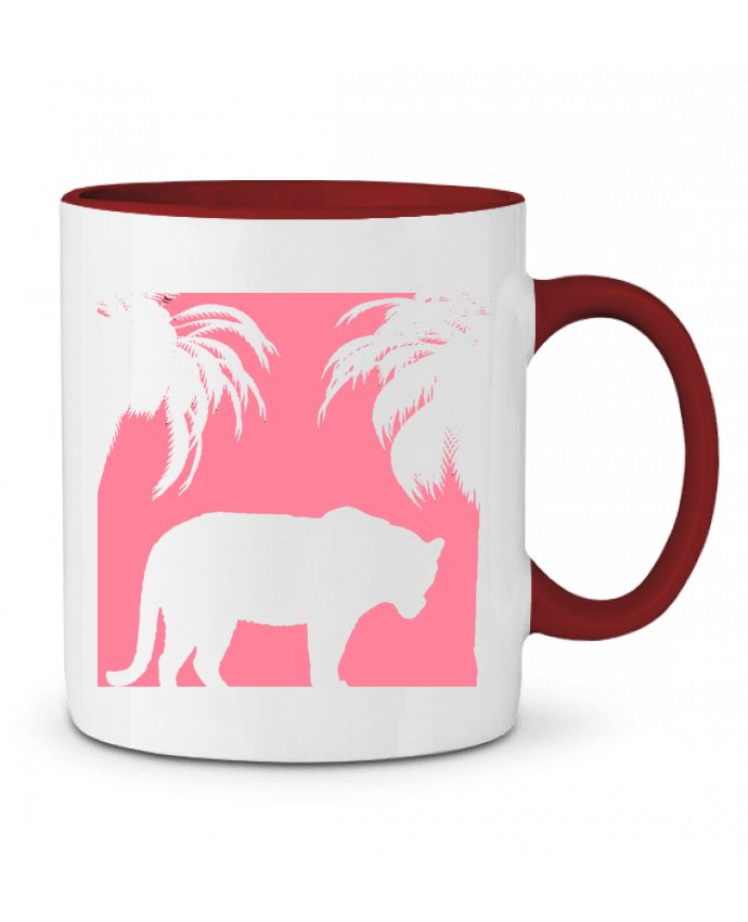 Mug bicolore Jungle rose Les Caprices de Filles