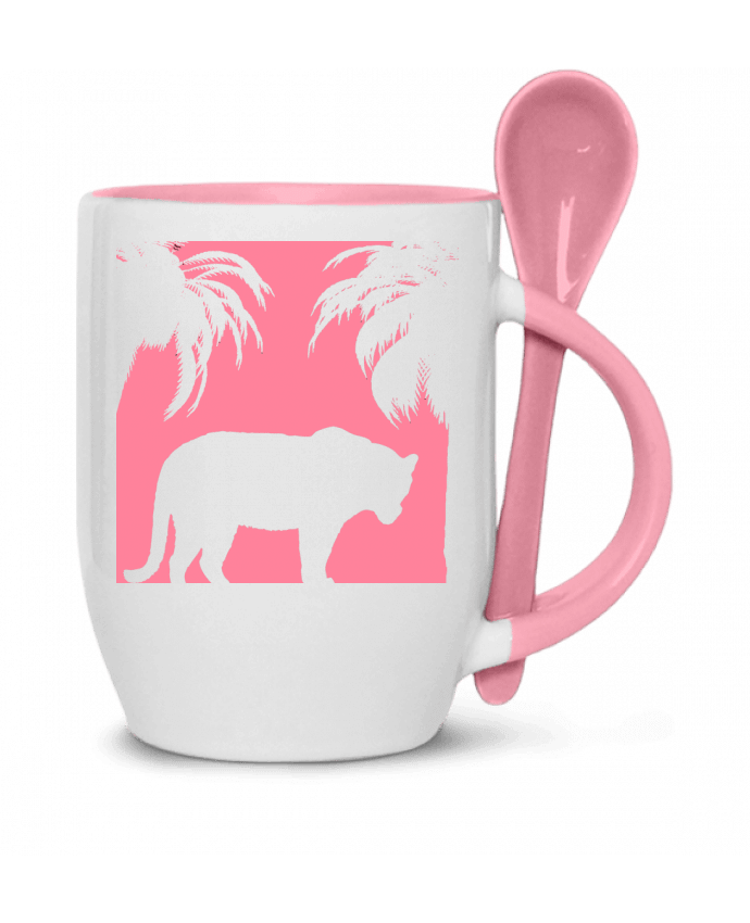  Tasse cuillère Jungle rose par Les Caprices de Filles