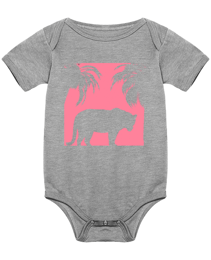 Body bébé Jungle rose par Les Caprices de Filles