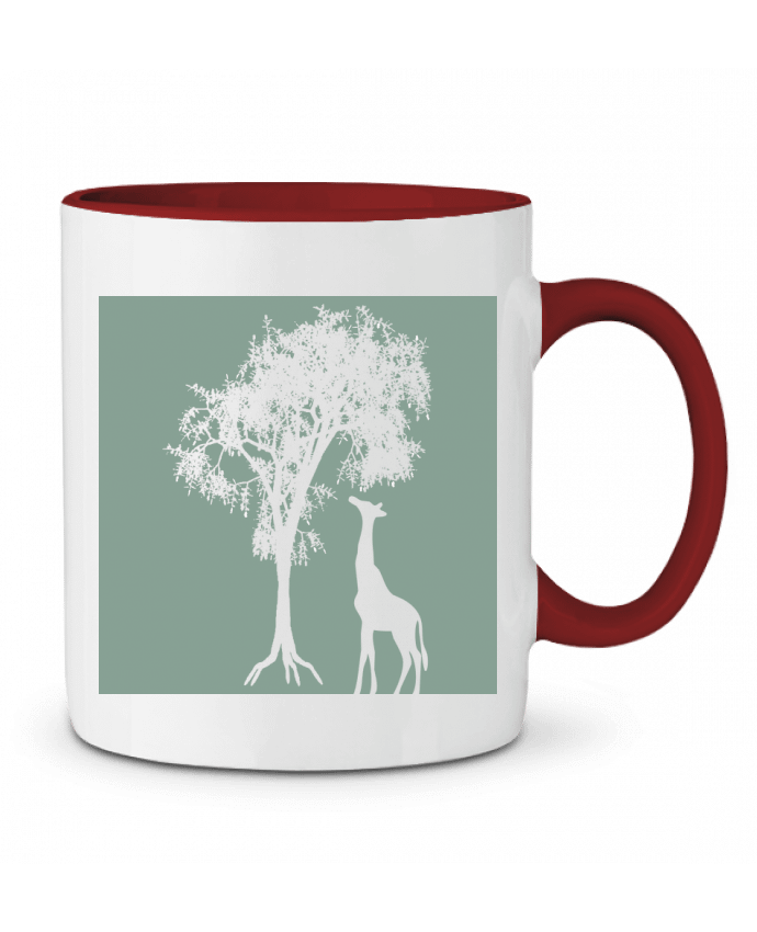 Mug bicolore Girafe Les Caprices de Filles