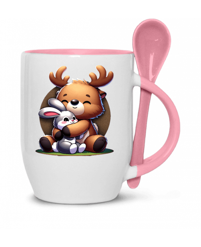  Tasse cuillère Animals Family par Omicron