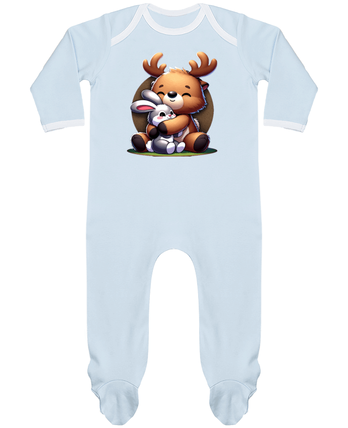 Body Pyjama Bébé Animals Family par Omicron