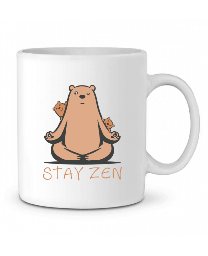 Mug  ours yoga zen par Bertrand CutOriginalArt