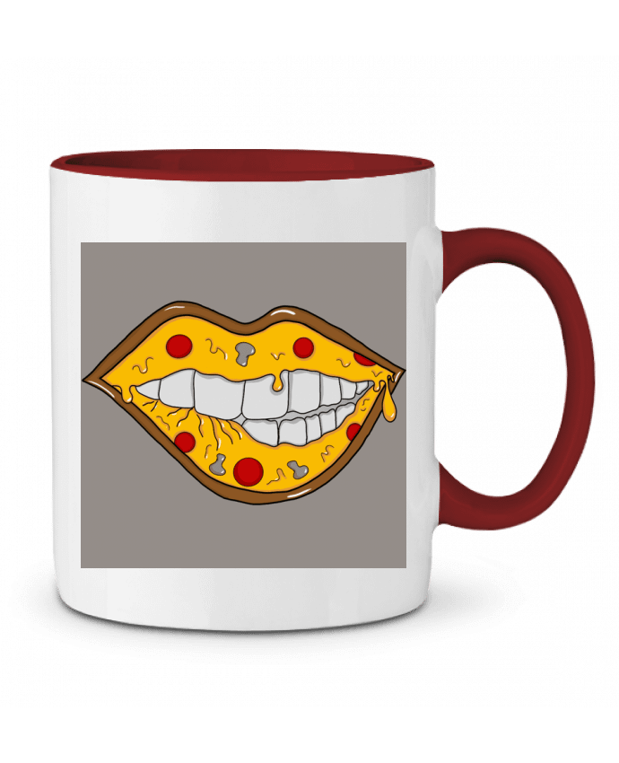Mug bicolore Boca sabor a pizza Jesha