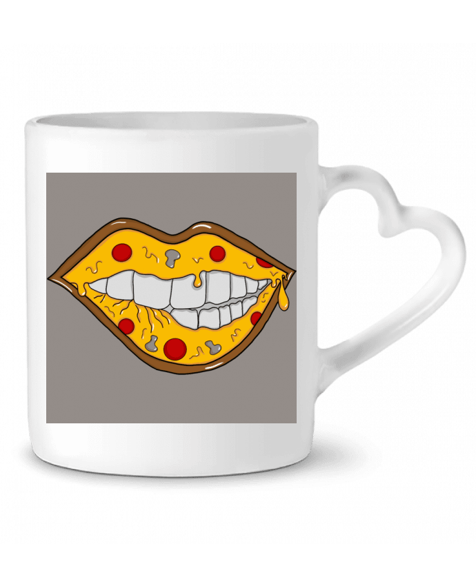 Mug coeur Boca sabor a pizza par Jesha