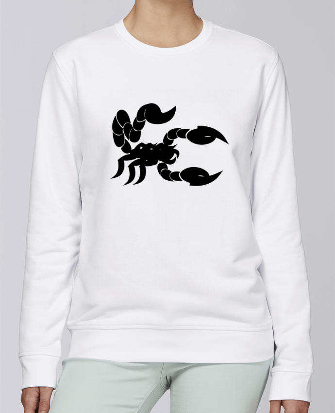 Sweatshirt Scorpion Noir par Nacey