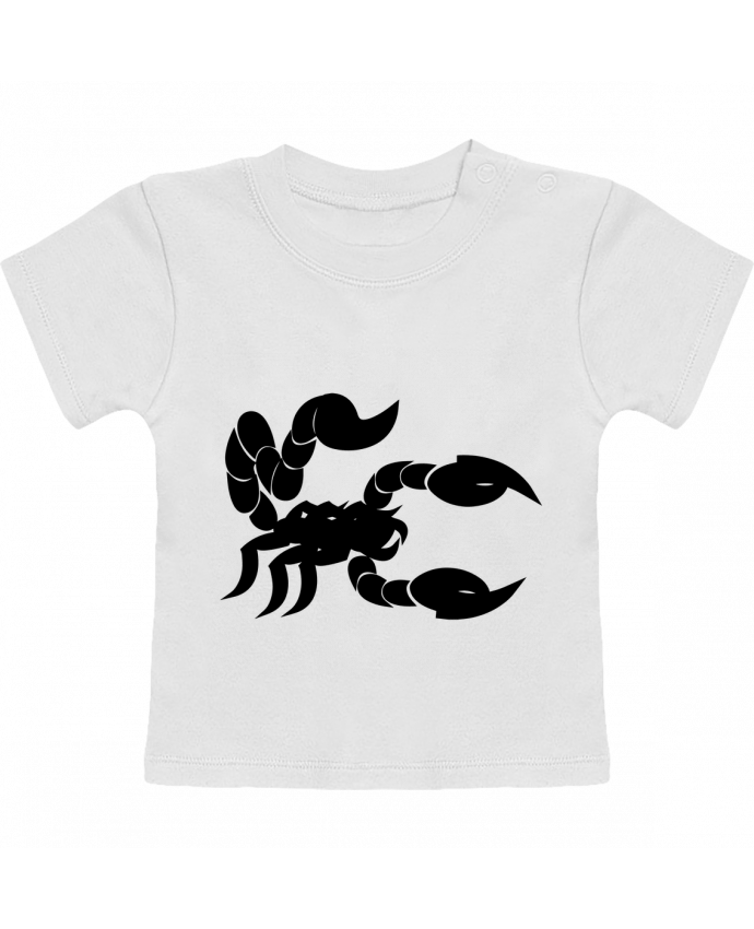 T-shirt bébé Scorpion Noir manches courtes du designer Nacey