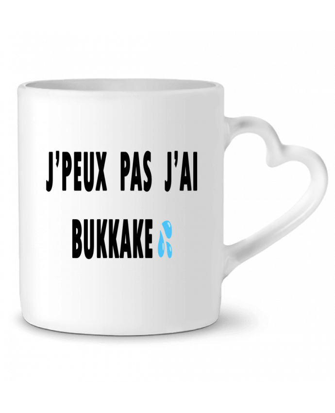 Mug coeur j'peux pas j'ai bukkake par Mikado282
