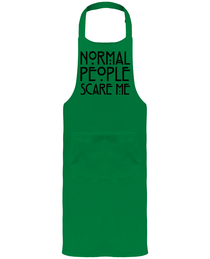 Tablier avec poches Normal People Scare Me par Freeyourshirt.com
