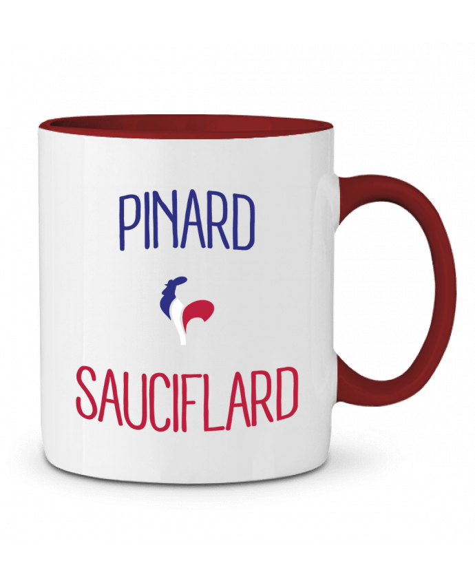 Mug bicolore Pinard Sauciflard Freeyourshirt.com