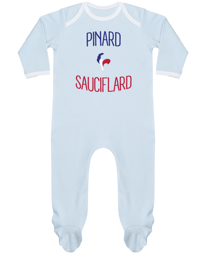 Body Pyjama Bébé Pinard Sauciflard par Freeyourshirt.com