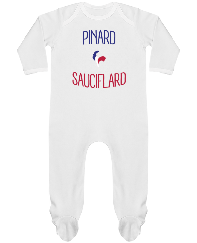 Baby Sleeper long sleeves Contrast Pinard Sauciflard by Freeyourshirt.com