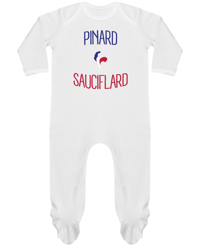 Body Pyjama Bébé Pinard Sauciflard par Freeyourshirt.com