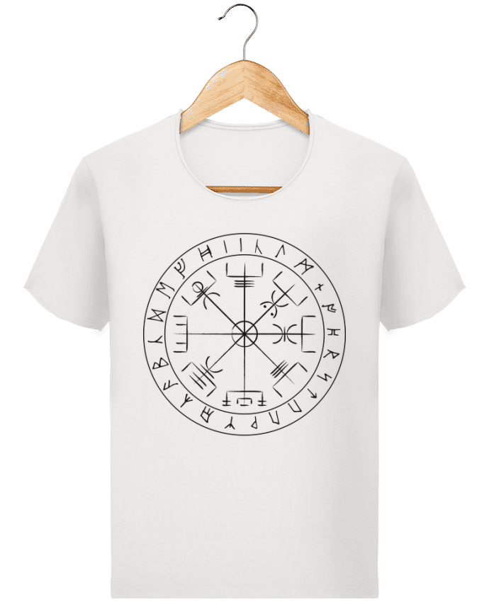  T-shirt Homme vintage Vegvisir symbole viking par KronoArt