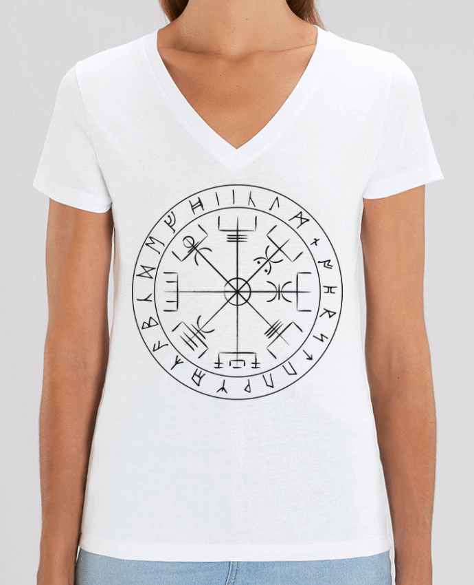 Tee-shirt femme Vegvisir symbole viking Par  KronoArt