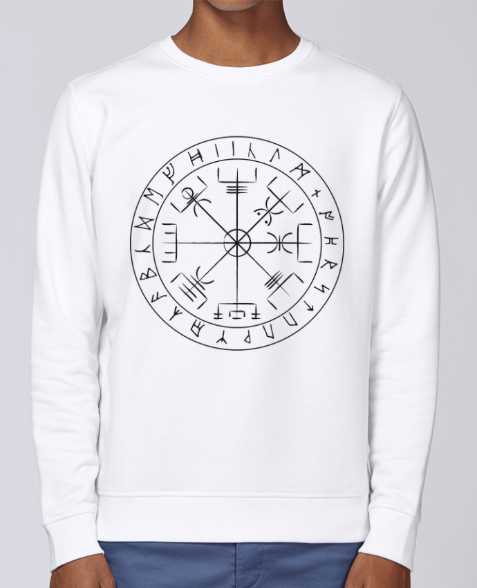 Sweatshirt Vegvisir symbole viking par KronoArt