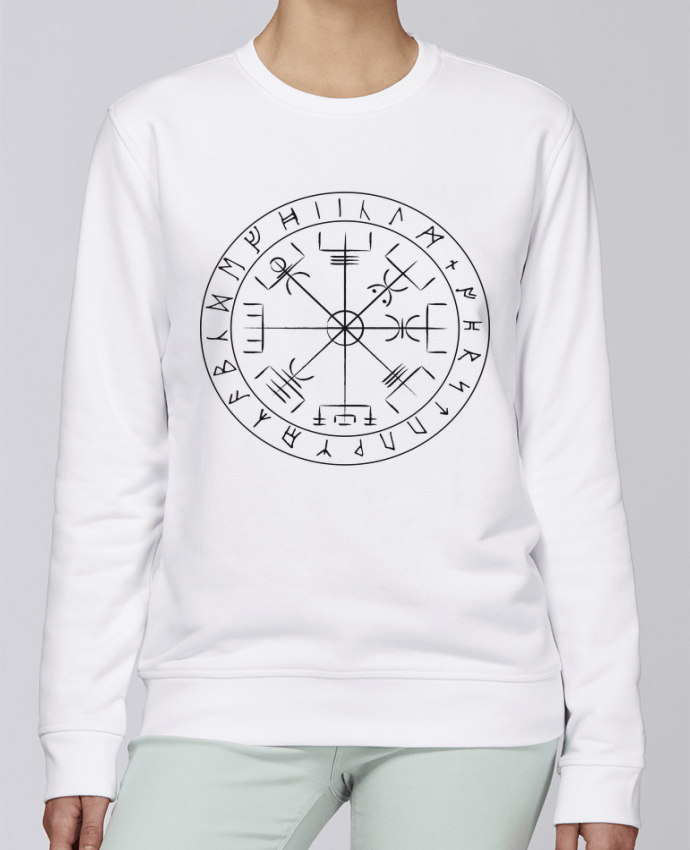 Sweatshirt Vegvisir symbole viking par KronoArt