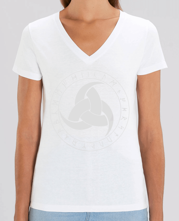 Tee-shirt femme Corne d'odin symbole viking Par  KronoArt