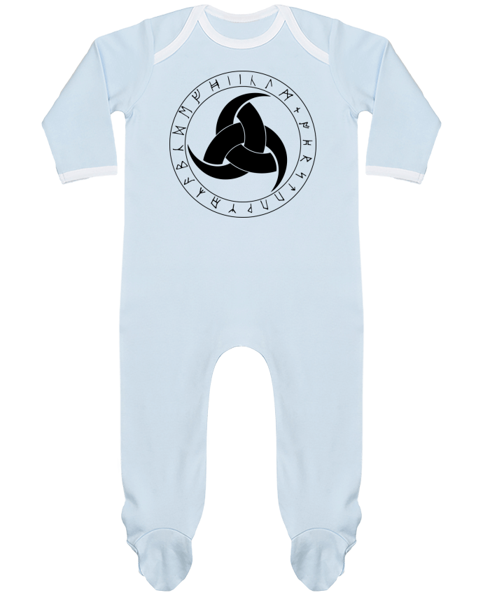 Body Pyjama Bébé Corne d'odin symbole viking par KronoArt